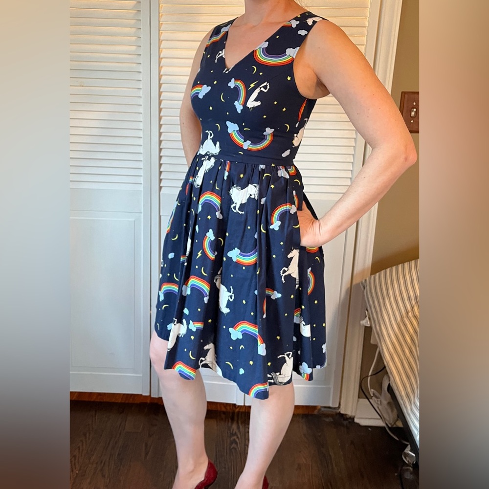 ModCloth Dress - Unicorns & Rainbows - Small